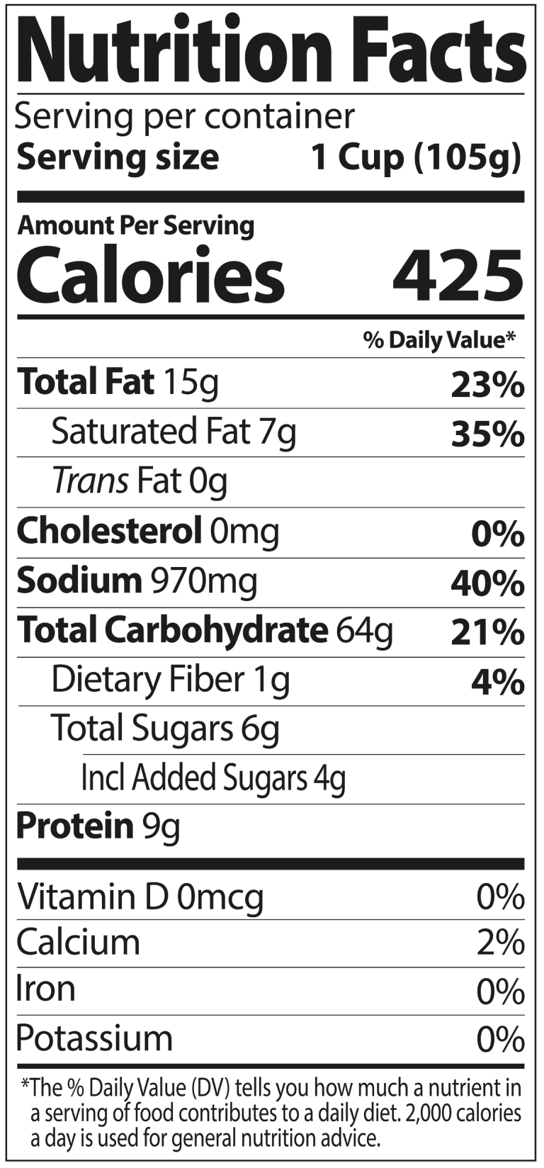 Nutrition Facts